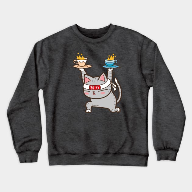 Coffee workout Crewneck Sweatshirt by doodletales